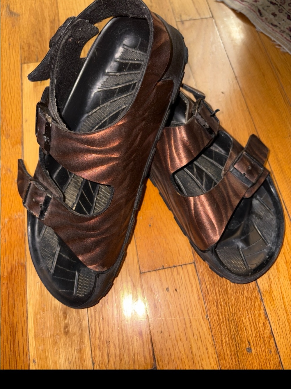 Birkenstock Birki's Haiti bronze like new
Size is 10 women 41 Europe - Picture 7 of 7